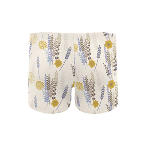 Lavender modern pattern blackground Men's Swimming Trunks