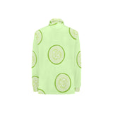 Cucumber pattern Women's Long Sleeve Polo Shirt