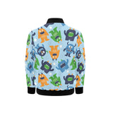 Alien Pattern Print Design 04 Kids' Boys' Girls' Bomber Jacket