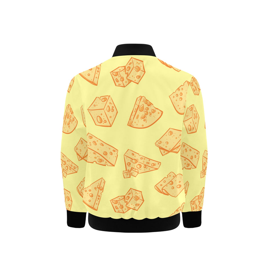 Cheese design pattern Kids' Boys' Girls' Bomber Jacket