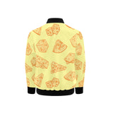 Cheese design pattern Kids' Boys' Girls' Bomber Jacket