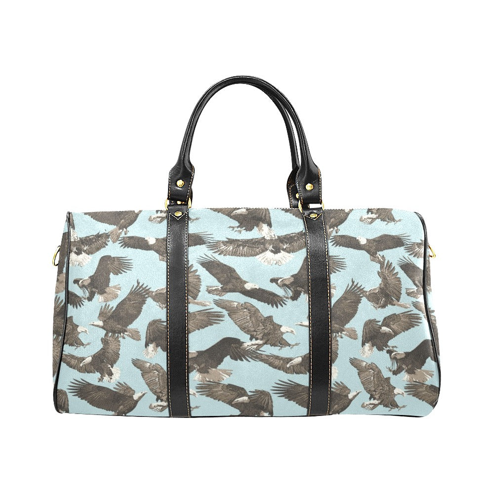 Eagle Pattern Print Design 01 Travel Bag