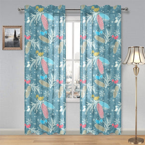 Squirrel Pattern Print Design 01 Gauze Curtain