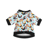 Rooster chicken cock snowfalke All Over Print Pet Dog Round Neck Fuzzy Shirt