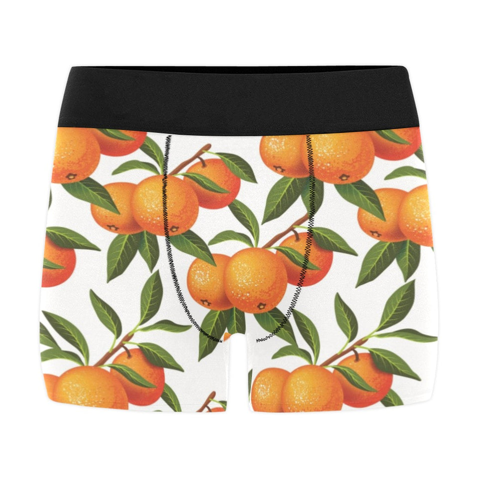 Oranges pattern background Men's All Over Print Boxer Briefs Men's Underwear