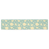 Tea pots Pattern Print Design 02 Table Runner