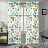 Chemistry Periodic Table Pattern Print Design 05 Gauze Curtain