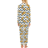 Pizza design pattern Women's All Over Print Pajama Set