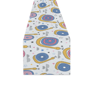 Snail Pattern Print Design 05 Table Runner