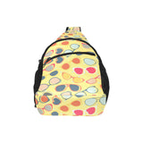 Sun Glasses Pattern Print Design 05 All Over Print Chest Bag