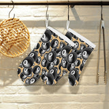 Billiard Ball Pattern Print Design 04 Heat Resistant Oven Mitts