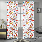 Canada Pattern Print Design 03 Gauze Curtain