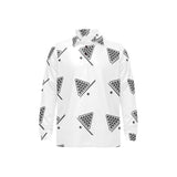 Billiard Ball Pattern Print Design 03 Men's Long Sleeve Polo Shirt