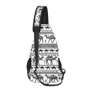Camel polynesian tribal pattern All Over Print Chest Bag