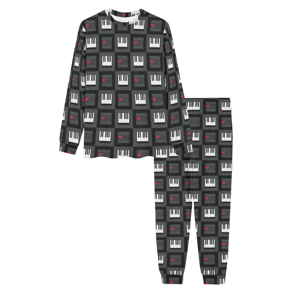 Piano Pattern Print Design 05 Men's All Over Print Pajama