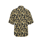 Goldfish Pattern Print Design 01 Women's All Over Print Hawaiian Shirt