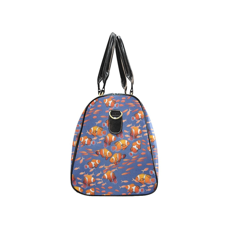 Clown Fish Pattern Print Design 04 Travel Bag