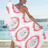 Hand drawn dragon fruit Beach Towel