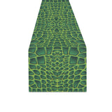 Crocodile Skin Printed Table Runner
