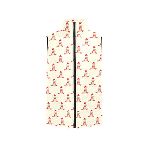Golden Retriever Pattern Print Design 01 Men's Padded Vest