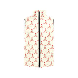 Golden Retriever Pattern Print Design 01 Men's Padded Vest