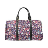 Elephant indian style ornament pattern Travel Bag