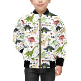 Cute dinosaurs pattern Kids' Boys' Girls' Bomber Jacket