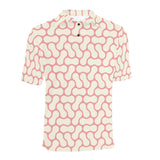 peanuts texture pattern Men's All Over Print Polo Shirt