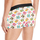 Color cute owl pattern Men's All Over Print Boxer Briefs Men's Underwear