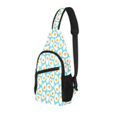 Fried Eggs Pattern Print Design 04 All Over Print Chest Bag