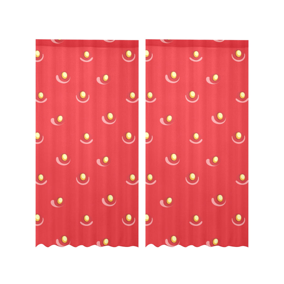 strawberry texture skin pattern Gauze Curtain