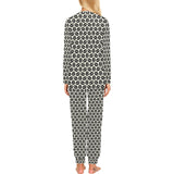 Coffee bean abstract modern pattern Women's All Over Print Pajama Set
