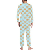 Pretzels Pattern Print Design 03 Men's All Over Print Pajama