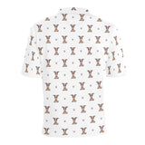 Greyhound Pattern Print Design 05 Men's All Over Print Polo Shirt