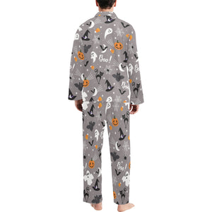 Halloween design pattern Men's Long Pajama Set