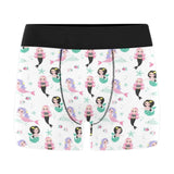 cute mermaid dolphin fish starfish pattern Men's All Over Print Boxer Briefs Men's Underwear