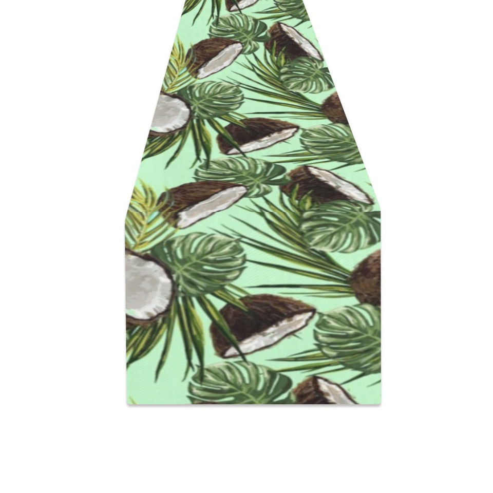 Coconut Pattern Print Design 02 Table Runner