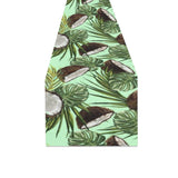 Coconut Pattern Print Design 02 Table Runner