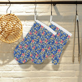 Popcorn Pattern Print Design 01 Heat Resistant Oven Mitts