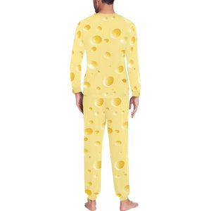 Cheese texture Men's All Over Print Pajama