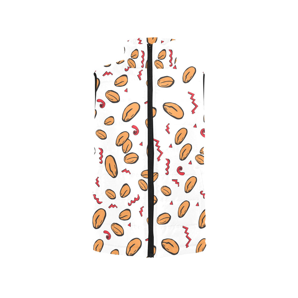 peanuts pattern background Women's Padded Vest