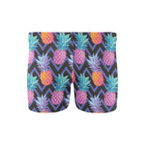 Pineapples pattern zigzag background Men's Swimming Trunks