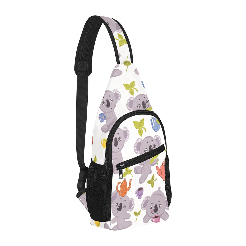 Cute koalas teapots tea All Over Print Chest Bag