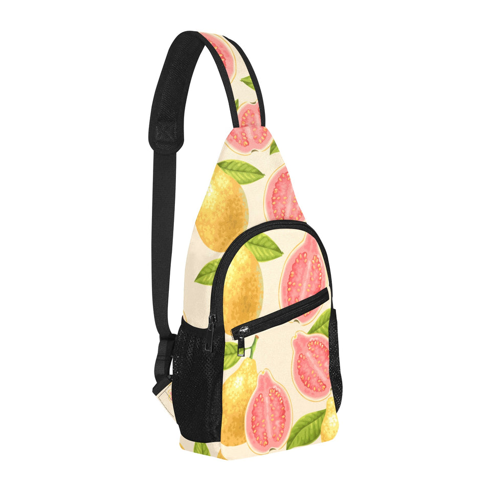 Beautiful guava pattern All Over Print Chest Bag