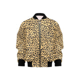 Leopard skin print Kids' Boys' Girls' Bomber Jacket