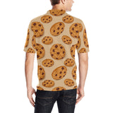 Cookie pattern Men's All Over Print Polo Shirt