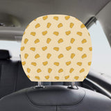 Cheese pattern Car Headrest Cover