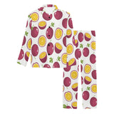 Passion fruit design pattern Men's Long Pajama Set