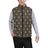 Casino Cards Suits Pattern Print Design 01 Men's Padded Vest