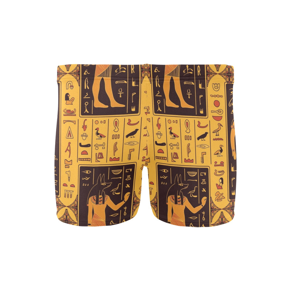Egypt Hieroglyphics Pattern Print Design 05 Men's Swimming Trunks